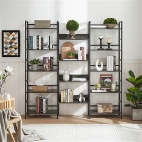Large Open Bookshelves , Dark Grey