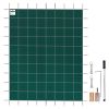 VEVOR Pool Safety Cover, Inground Pool Cover Fit for PP Material, Rectangle Inground Safety Pool Cover Green
