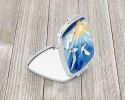 Gulls Soaring High Compact Mirror Decorative Travel Makeup Mirror for Women Girls Gifts Pocket Makeup Mirror Folding Handheld