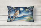 Birds, Birds, Birds Throw Pillow Throw Pillow for Indoor Couch Bed Outdoor Patio Washable, Owl 7532,12Hx16W
