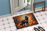 Belgian Sheepdog Fall Doormat Front Door Mat Indoor Outdoor Rugs for Entryway, Non Slip Washable Low Pile, 24H X 36W